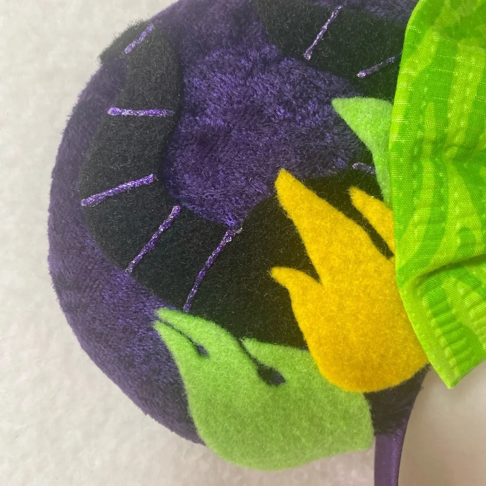 Handmade‎ Maleficent Minnie Mickey Disney Ears Headband Villain Dragon Purple